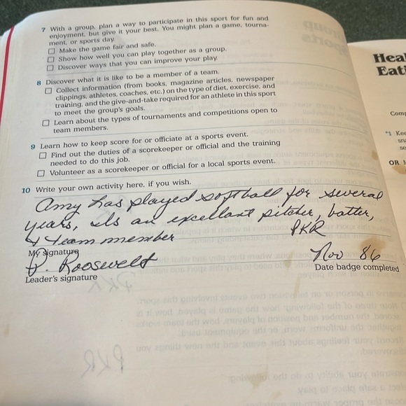 Vintage Girl Scout Badges and Signs book partially completed - Picture 6 of 11